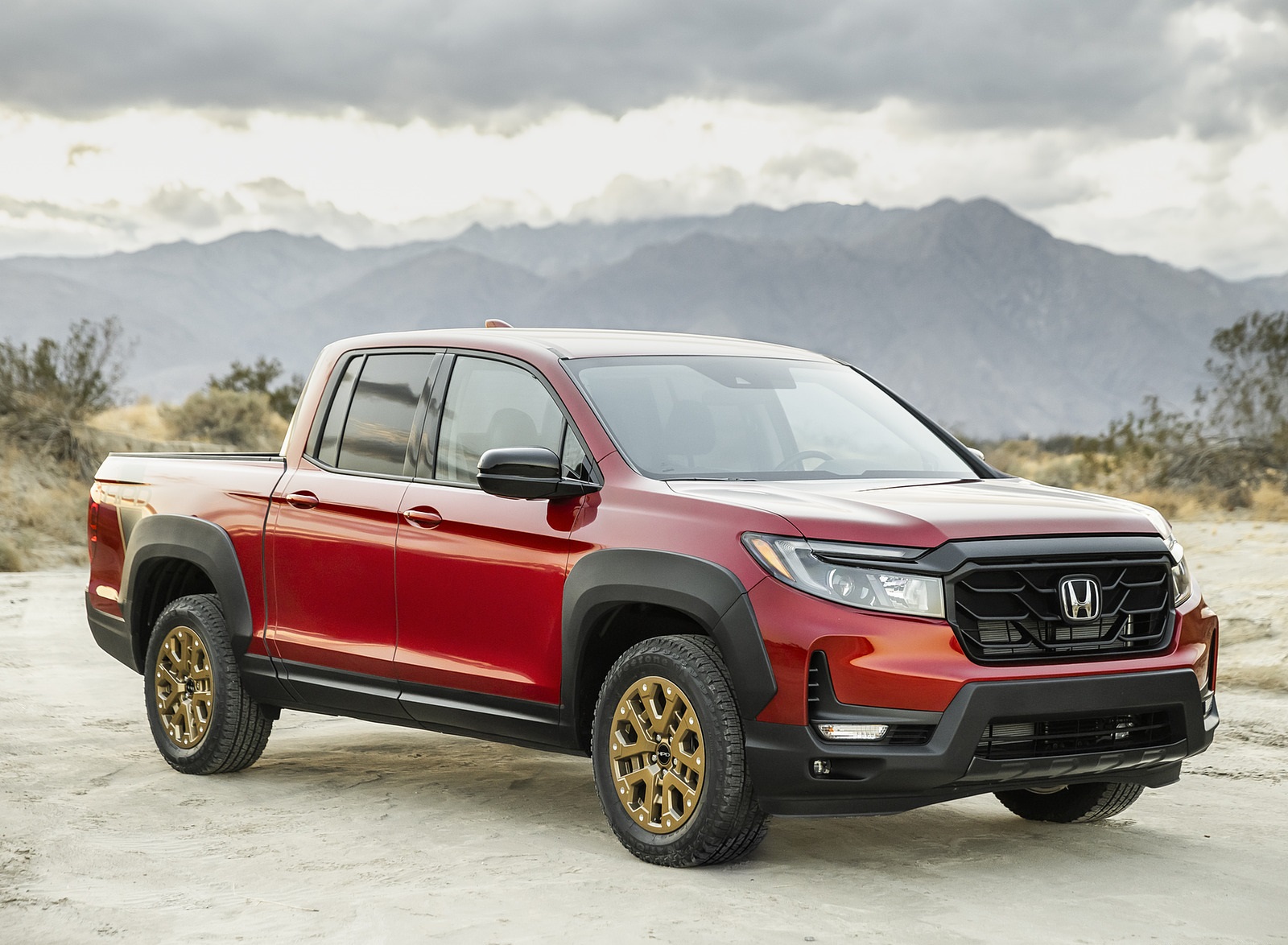 2021 Honda Ridgeline Sport with HPD Package Front Three-Quarter Wallpapers #20 of 78