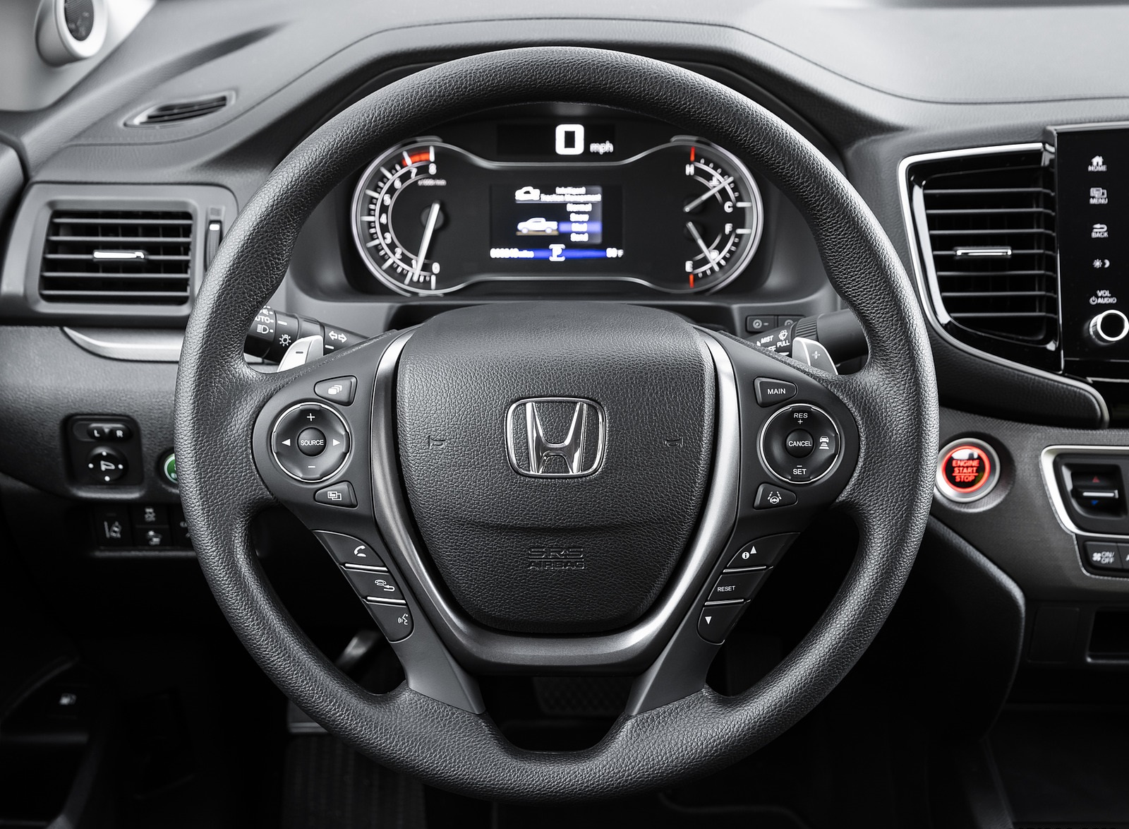 2021 Honda Ridgeline Sport with HPD Package Interior Steering Wheel Wallpapers #29 of 78