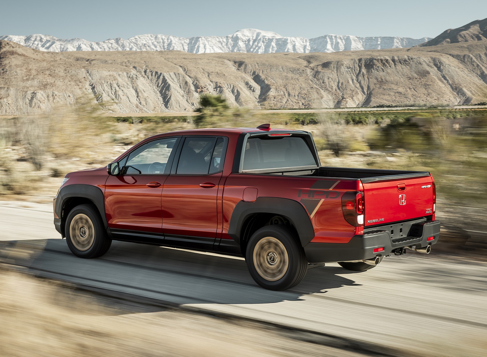 2021 Honda Ridgeline Sport with HPD Package Rear Three-Quarter Wallpapers  (4)