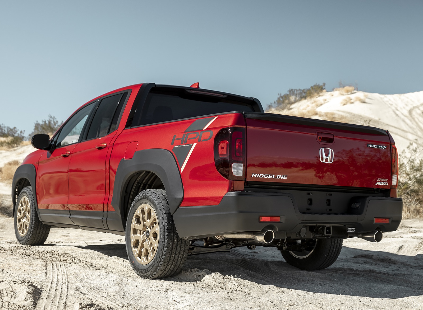 2021 Honda Ridgeline Sport with HPD Package Rear Three-Quarter Wallpapers #24 of 78