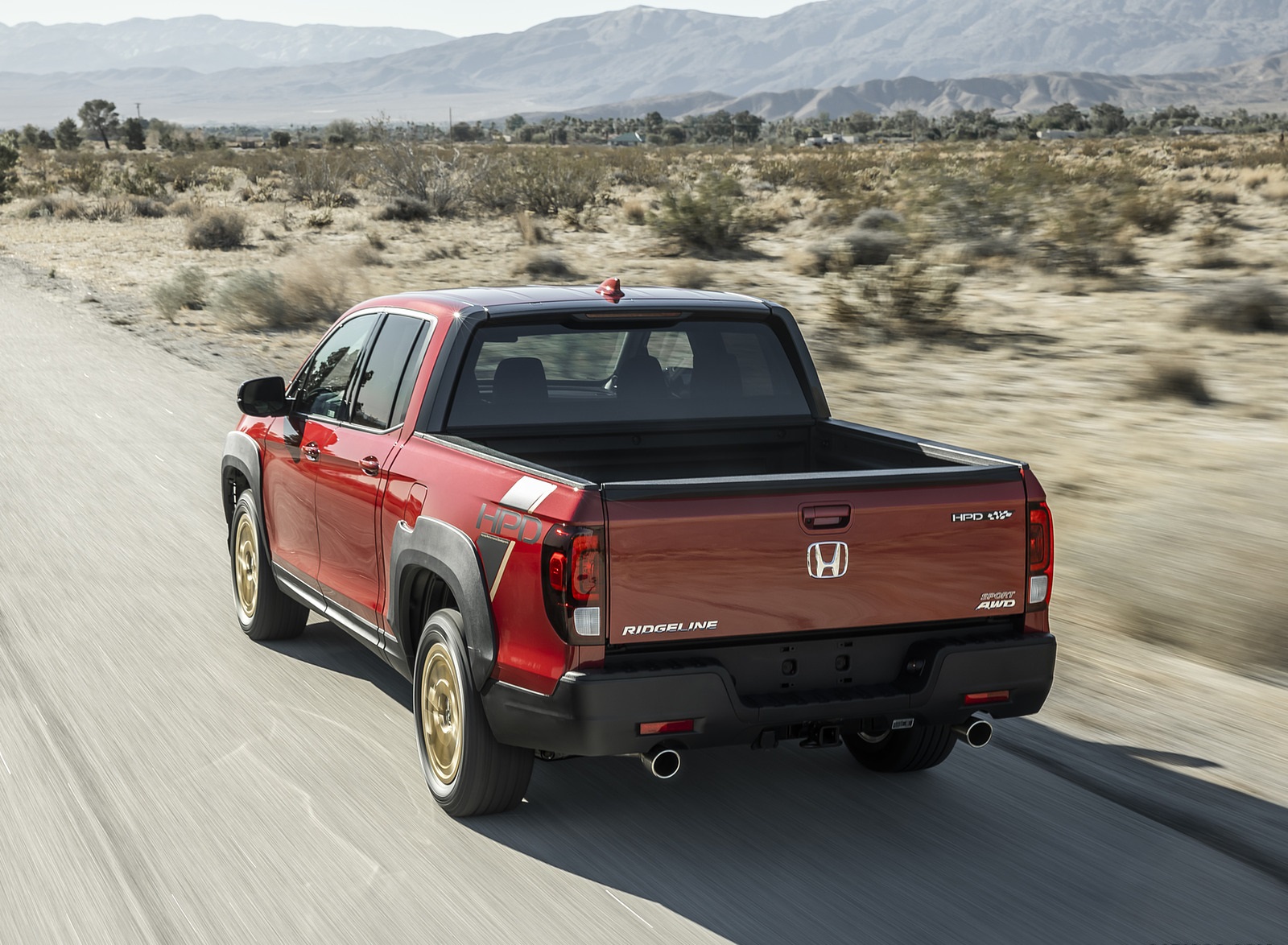 2021 Honda Ridgeline Sport with HPD Package Rear Three-Quarter Wallpapers #5 of 78