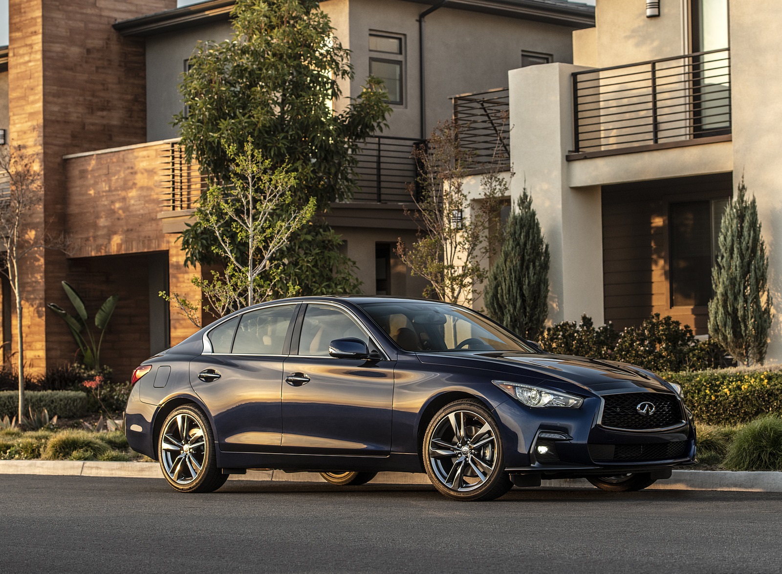 2021 Infiniti Q50 Signature Edition Front Three-Quarter Wallpapers  (3)