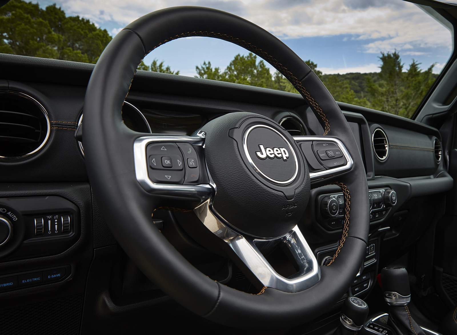 2021 Jeep Wrangler High Altitude 4xe Interior Steering Wheel Wallpapers #33 of 37