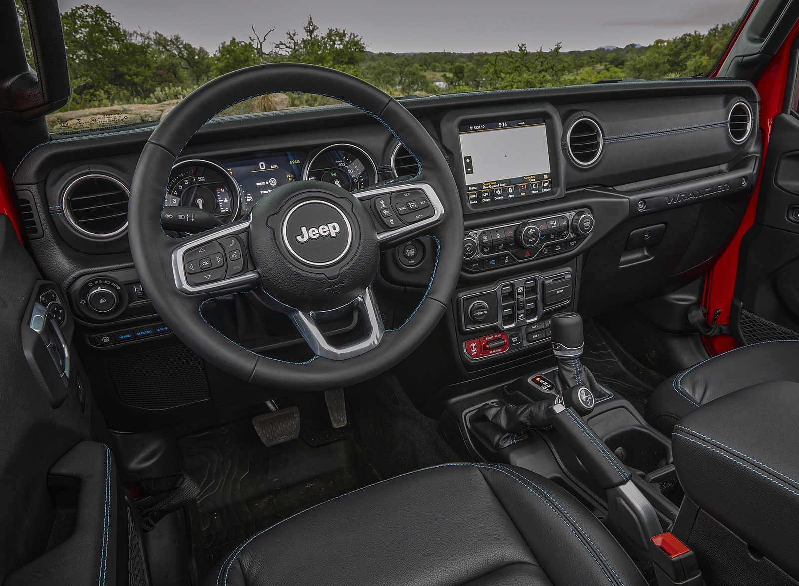 2021 Jeep Wrangler Rubicon 4xe Interior Wallpapers #51 of 57