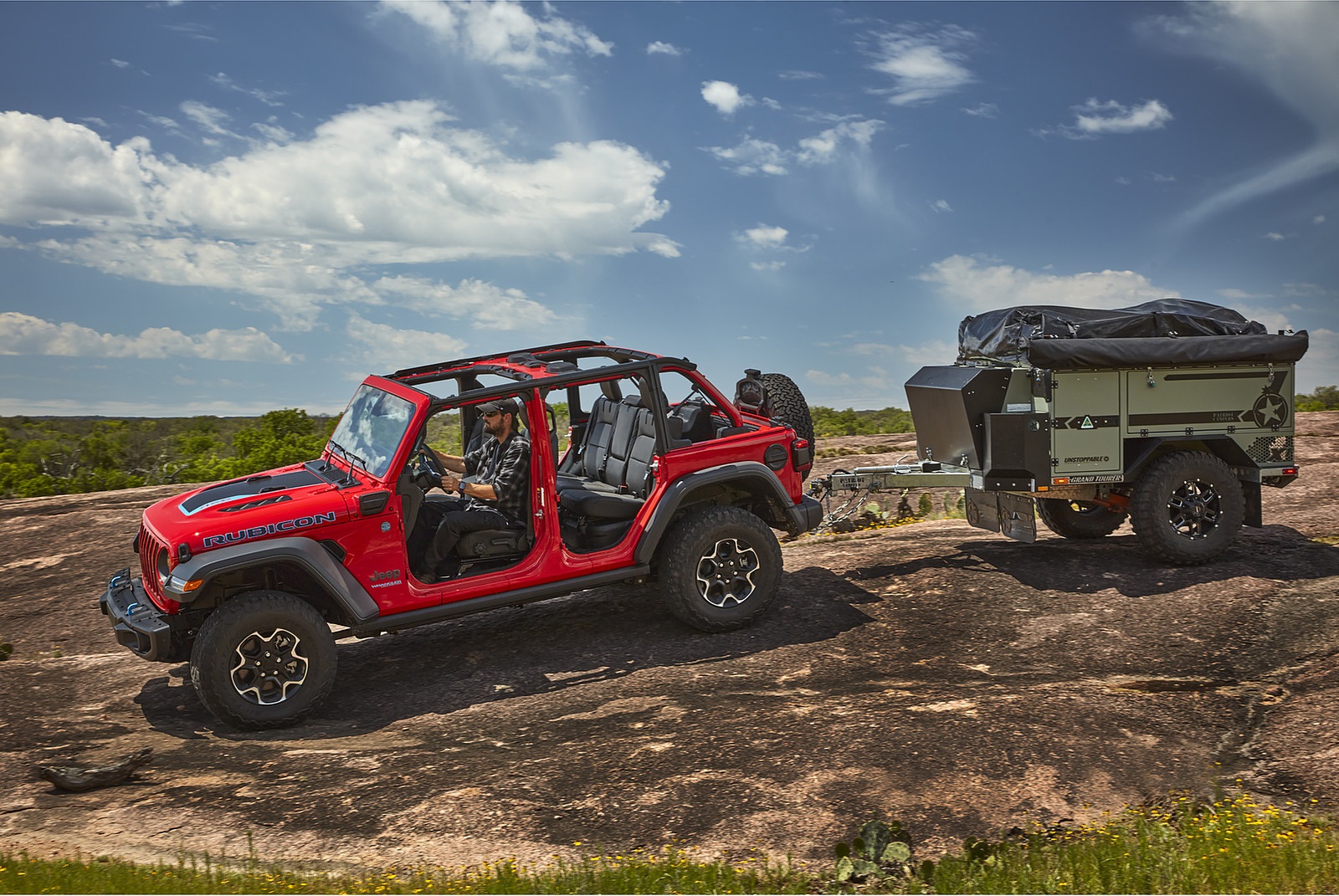 2021 Jeep Wrangler Rubicon 4xe Off-Road Wallpapers  (6)