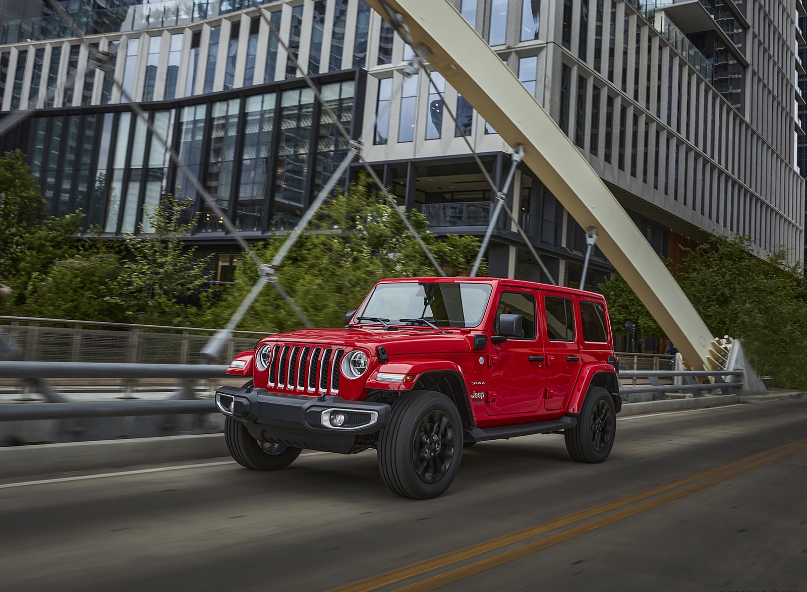 2021 Jeep Wrangler Sahara 4xe Front Three-Quarter Wallpapers  (1)