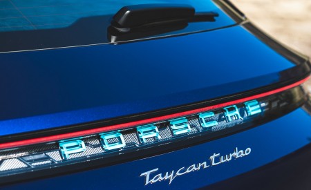 2022 Porsche Taycan Turbo Cross Turismo (Color: Gentian Blue) Badge Wallpapers 450x275 (81)
