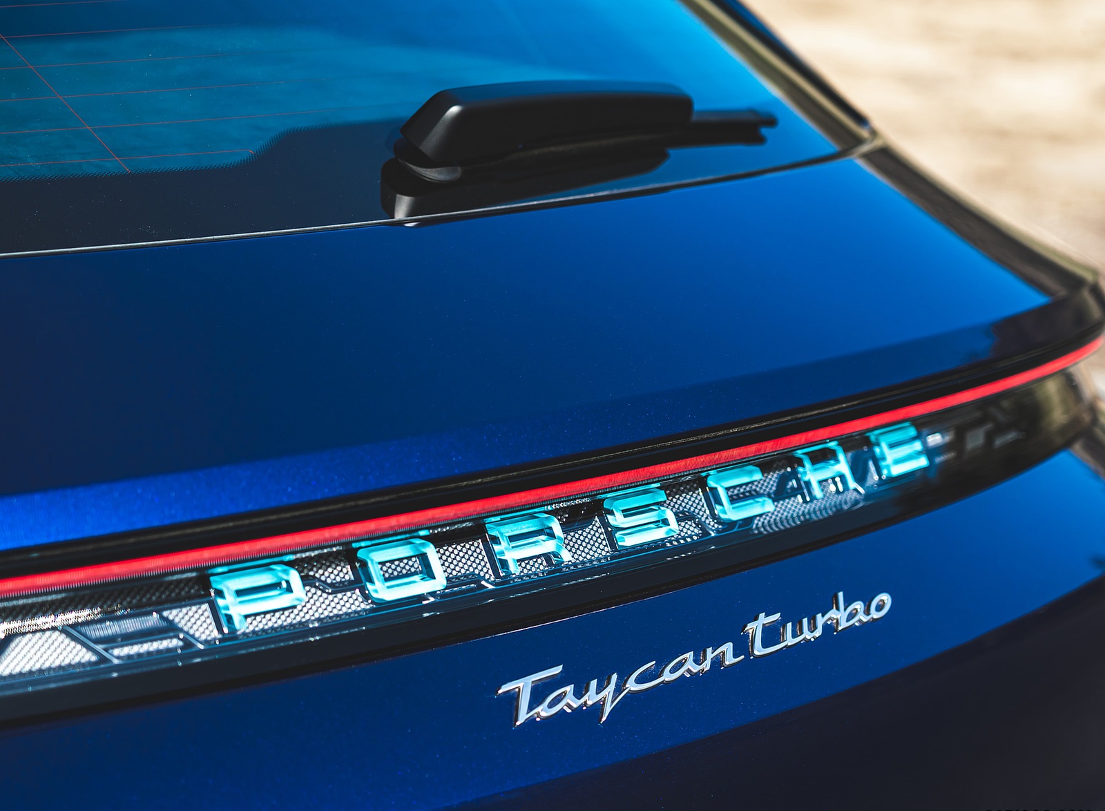 2022 Porsche Taycan Turbo Cross Turismo (Color: Gentian Blue) Badge Wallpapers #81 of 107