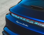 2022 Porsche Taycan Turbo Cross Turismo (Color: Gentian Blue) Badge Wallpapers 150x120