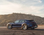 2022 Porsche Taycan Turbo Cross Turismo (Color: Gentian Blue) Rear Three-Quarter Wallpapers 150x120