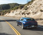 2022 Porsche Taycan Turbo Cross Turismo (Color: Gentian Blue) Rear Three-Quarter Wallpapers 150x120 (21)