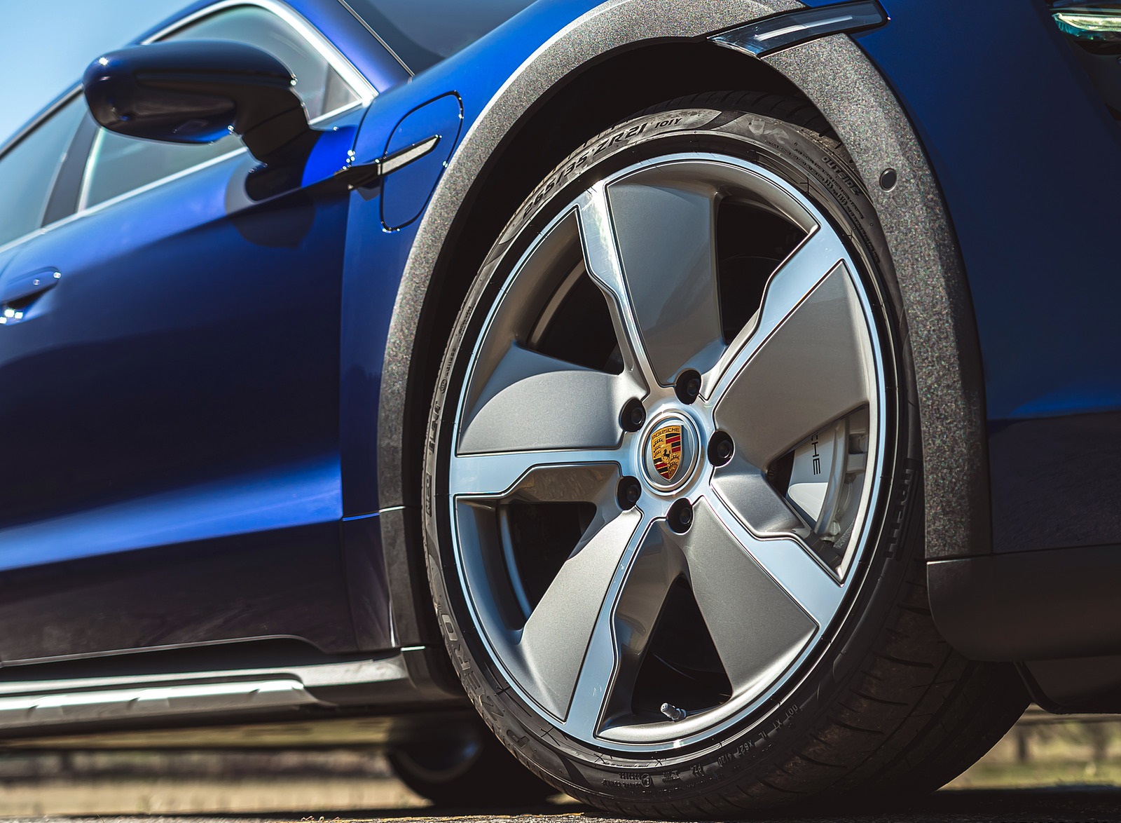 2022 Porsche Taycan Turbo Cross Turismo (Color: Gentian Blue) Wheel Wallpapers #74 of 107