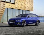 2022 Audi A4 Avant S Line Competition Plus (Color: Navarra Blue Metallic) Front Three-Quarter Wallpapers 150x120