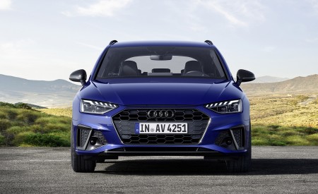2022 Audi A4 Avant S Line Competition Plus (Color: Navarra Blue Metallic) Front Wallpapers 450x275 (10)