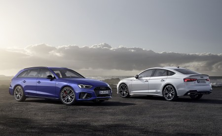 2022 Audi A4 Avant S Line Competition Plus (Color: Navarra Blue Metallic) and Audi A5 Sportback S line competition plus Wallpapers 450x275 (13)