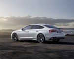 2022 Audi A5 Sportback S Line Competition Plus (Color: Glacier White Metallic) Rear Three-Quarter Wallpapers 150x120