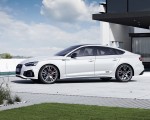 2022 Audi A5 Sportback S Line Competition Plus (Color: Glacier White Metallic) Side Wallpapers  150x120 (9)