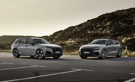 2022 Audi Q7 S Line Competition Plus (Color: Nardo Grey) and Q8 Competition Plus Wallpapers 450x275 (9)