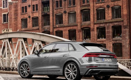 2022 Audi Q8 S Line Competition Plus (Color: Nardo Gray) Rear Three-Quarter Wallpapers 450x275 (25)