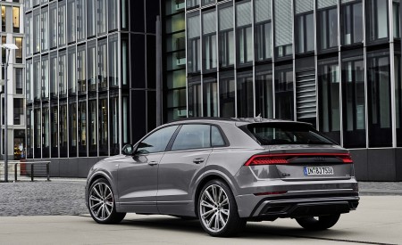 2022 Audi Q8 S Line Competition Plus (Color: Nardo Gray) Rear Three-Quarter Wallpapers 450x275 (22)