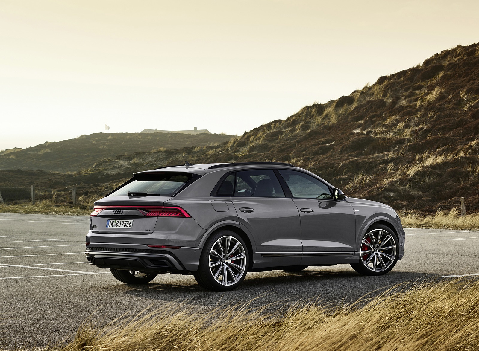 2022 Audi Q8 S Line Competition Plus (Color: Nardo Gray) Rear Three-Quarter Wallpapers #12 of 34