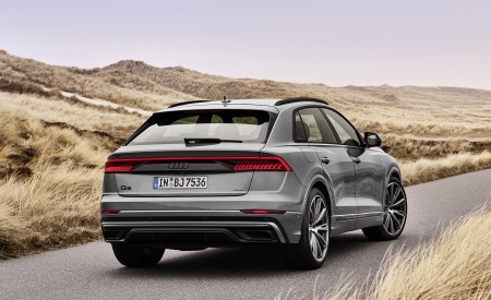 2022 Audi Q8 S Line Competition Plus (Color: Nardo Gray) Rear Wallpapers 450x275 (7)