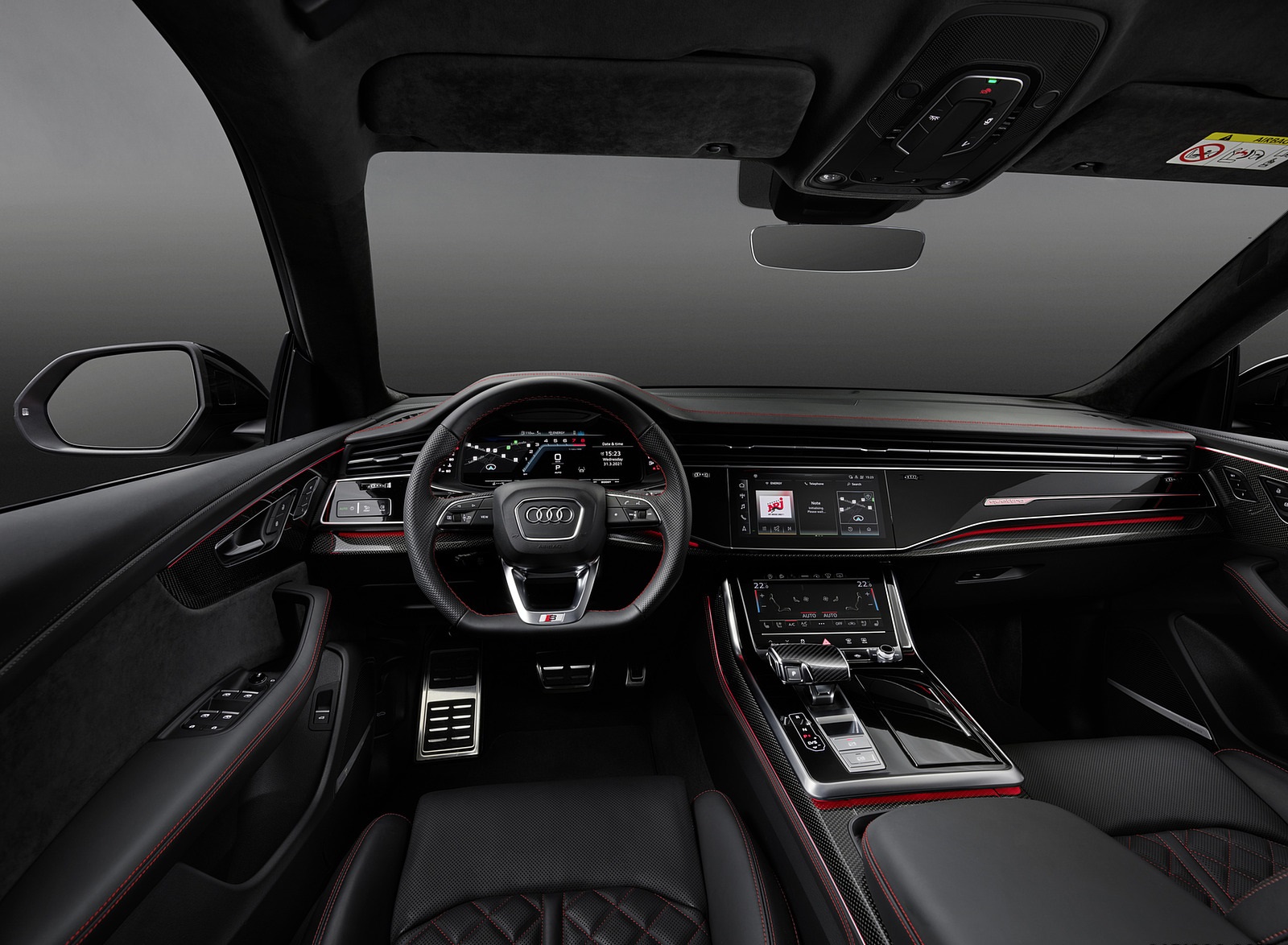 2022 Audi Q8 S Line Competition Plus Interior Cockpit Wallpapers #29 of 34
