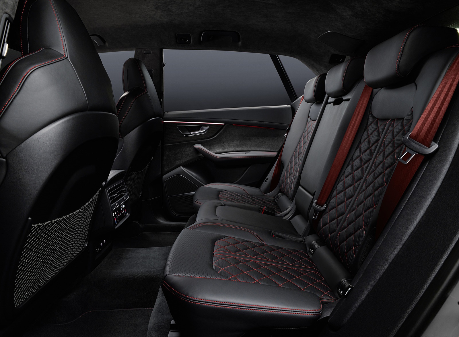 2022 Audi Q8 S Line Competition Plus Interior Rear Seats Wallpapers #34 of 34