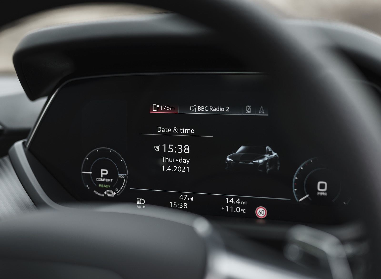 2022 Audi e-tron GT (UK-Spec) Digital Instrument Cluster Wallpapers #46 of 49