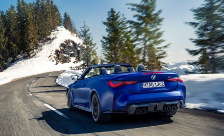 2022 BMW M4 Competition Convertible M xDrive Rear Wallpapers 450x275 (18)