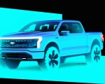 2022 Ford F-150 Lightning Design Sketch Wallpapers  150x120