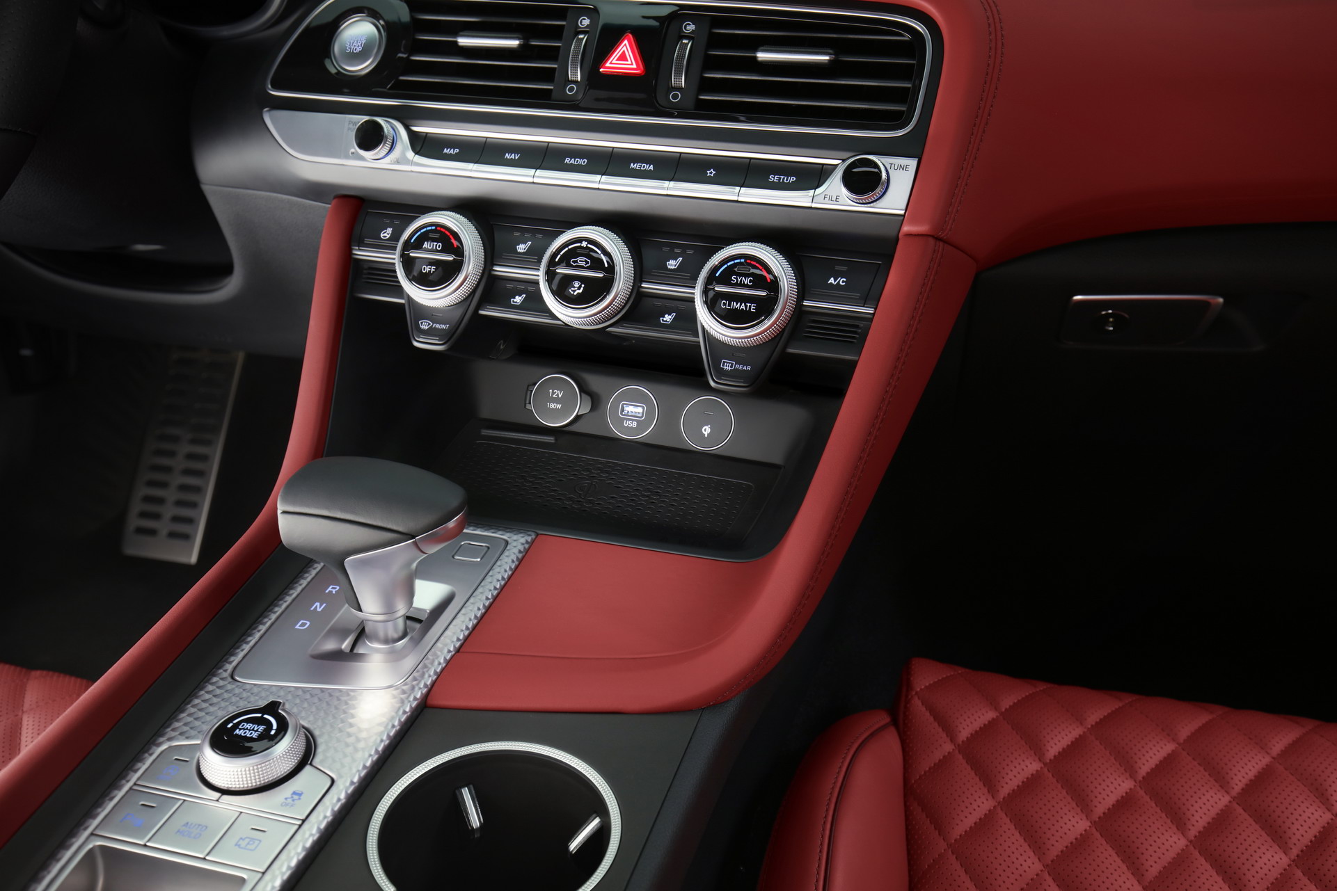 2022 Genesis G70 Shooting Brake Central Console Wallpapers #13 of 14