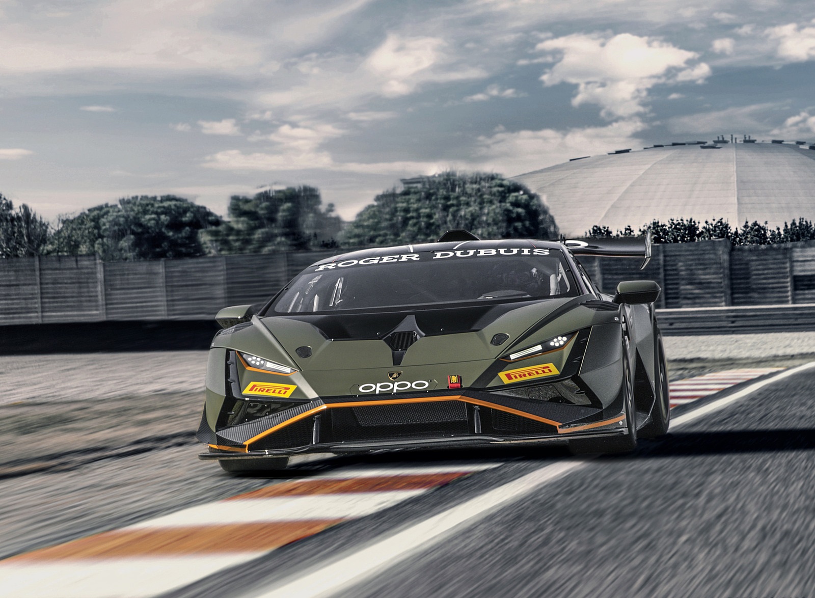 2022 Lamborghini Huracán Super Trofeo EVO2 Front Wallpapers (4)