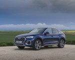 2021 Audi Q5 Sportback (UK-Spec) Front Three-Quarter Wallpapers 150x120