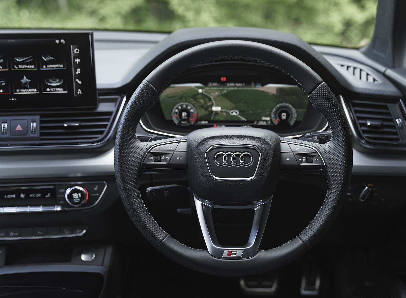 2021 Audi Q5 Sportback (UK-Spec) Interior Steering Wheel Wallpapers #83 of 97
