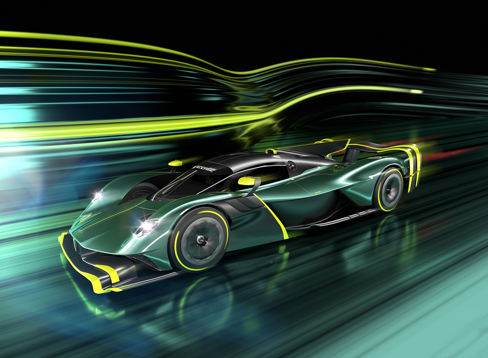 2022 Aston Martin Valkyrie AMR Pro Front Three-Quarter Wallpapers (1)