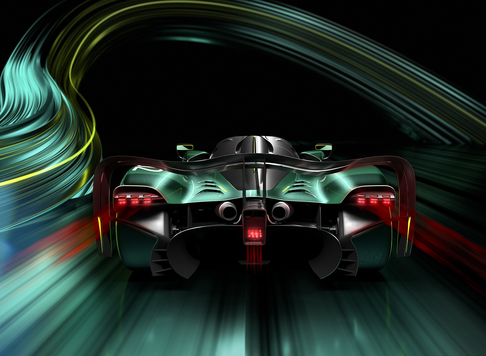 2022 Aston Martin Valkyrie AMR Pro Rear Wallpapers #6 of 7