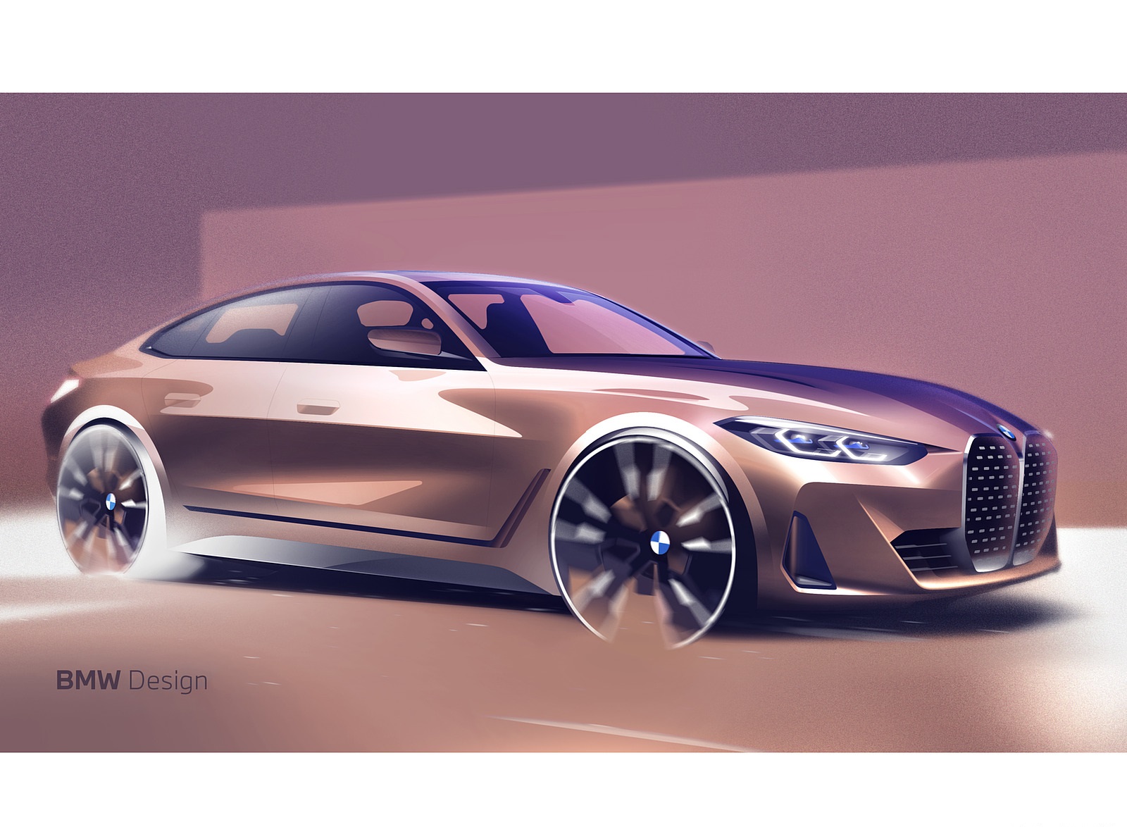 2022 BMW 4 Series Gran Coupé Design Sketch Wallpapers  #36 of 37