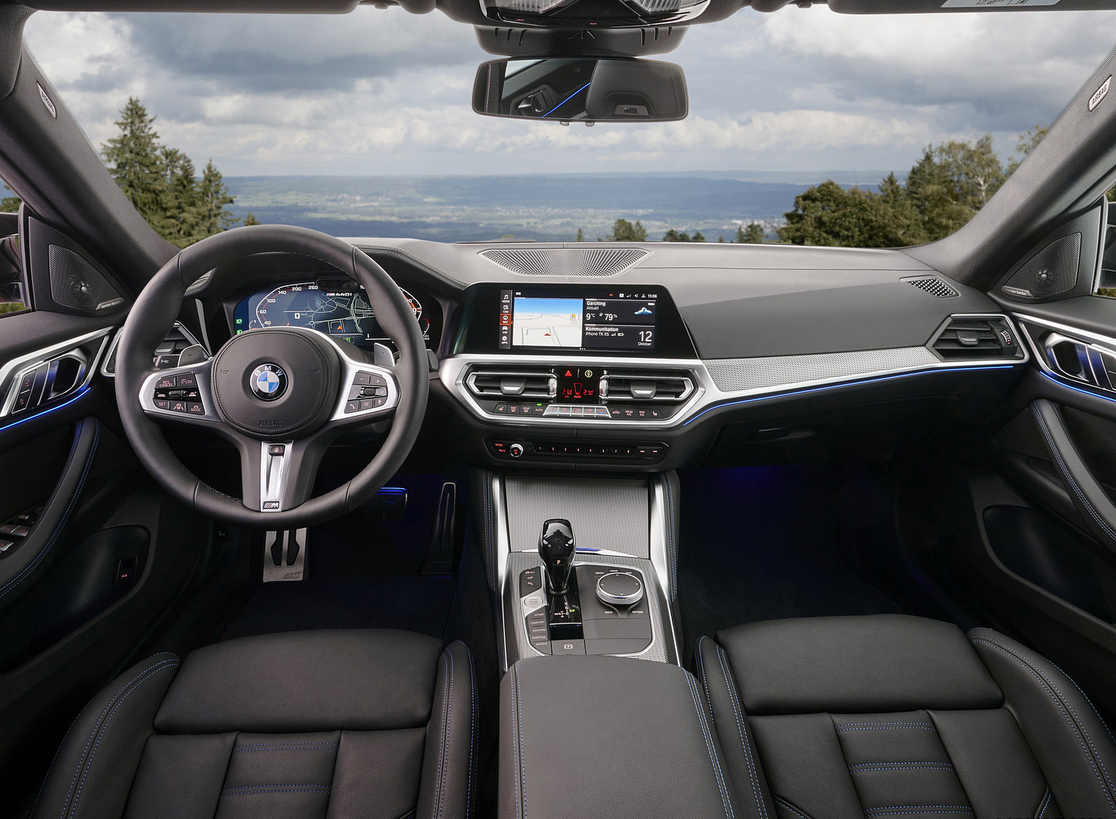 2022 BMW M440i xDrive Gran Coupe (Color: Aventurine Red) Interior Cockpit Wallpapers #124 of 143