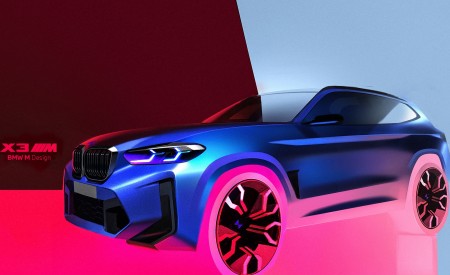 2022 BMW X3 M Competition Design Sketch Wallpapers  450x275 (57)