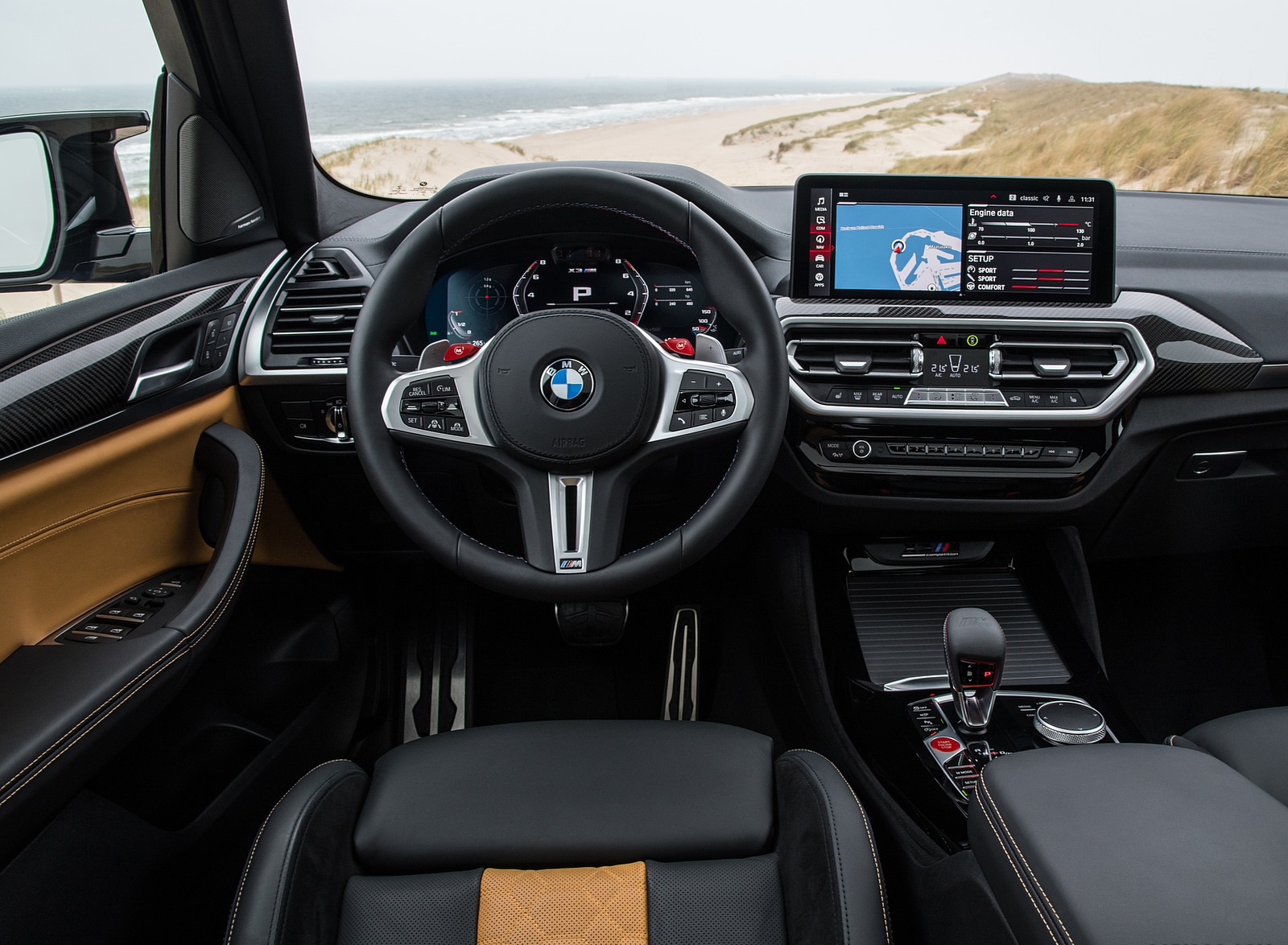2022 BMW X3 M Competition Interior Cockpit Wallpapers  #47 of 58
