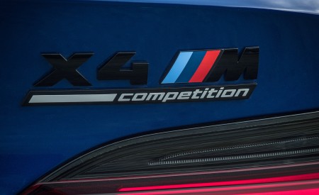 2022 BMW X4 M Competition (Color: Marina Bay Blue Metallic) Badge Wallpapers 450x275 (175)