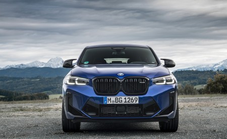 2022 BMW X4 M Competition (Color: Marina Bay Blue Metallic) Front Wallpapers 450x275 (164)