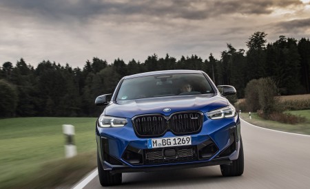 2022 BMW X4 M Competition (Color: Marina Bay Blue Metallic) Front Wallpapers 450x275 (133)