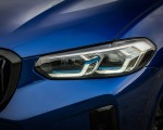 2022 BMW X4 M Competition (Color: Marina Bay Blue Metallic) Headlight Wallpapers 150x120