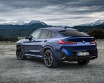 2022 BMW X4 M Competition (Color: Marina Bay Blue Metallic) Rear Three-Quarter Wallpapers 150x120