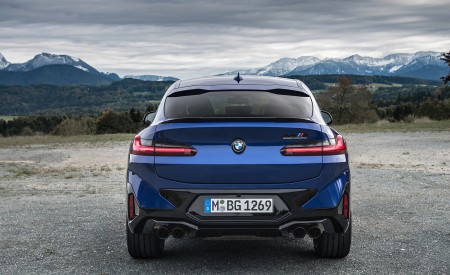 2022 BMW X4 M Competition (Color: Marina Bay Blue Metallic) Rear Wallpapers 450x275 (167)