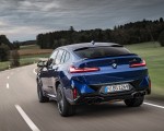 2022 BMW X4 M Competition (Color: Marina Bay Blue Metallic) Rear Wallpapers 150x120