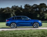 2022 BMW X4 M Competition (Color: Marina Bay Blue Metallic) Side Wallpapers  150x120