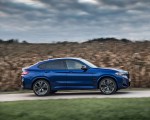 2022 BMW X4 M Competition (Color: Marina Bay Blue Metallic) Side Wallpapers 150x120